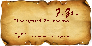 Fischgrund Zsuzsanna névjegykártya